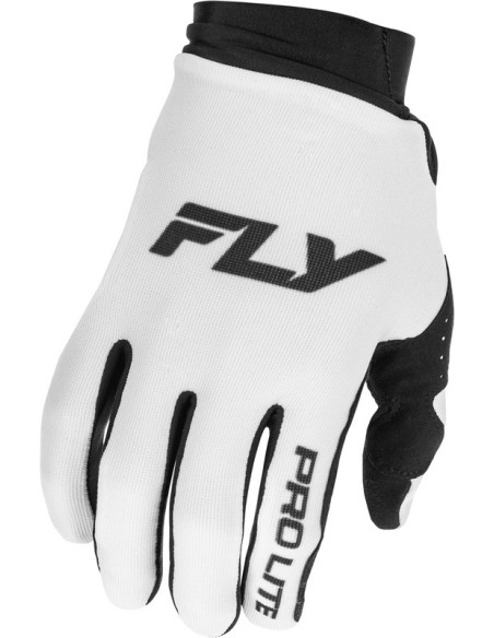 Gants cross Fly Racing 2026 Pro Lite - Blanc Noir