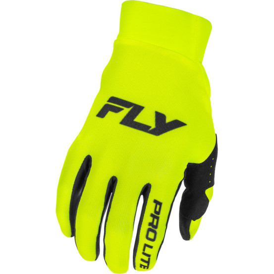 Gants cross Fly Racing 2026 Pro Lite - Jaune Fluo Noir