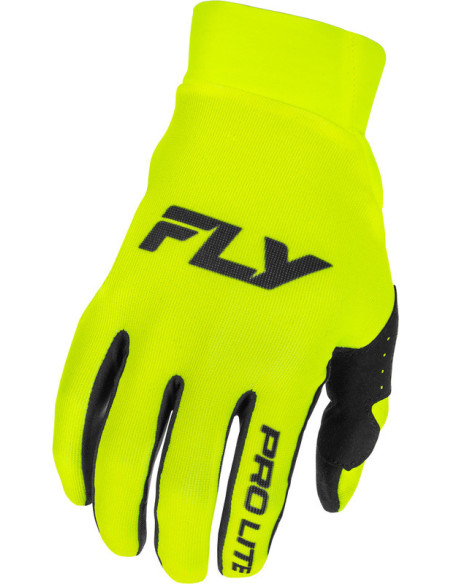 Gants cross Fly Racing 2026 Pro Lite - Jaune Fluo Noir