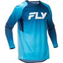 Maillot cross Fly Racing 2026 Evolution DST - Bleu Blanc