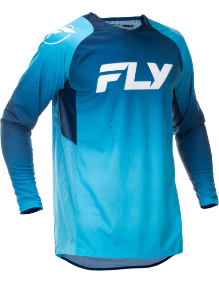 Maillot cross Fly Racing 2026 Evolution DST - Bleu Blanc