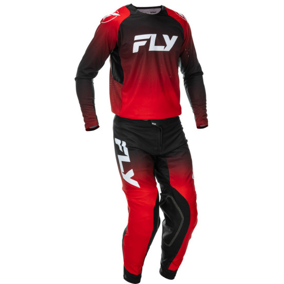 Maillot cross Fly Racing 2026 Evolution DST - Rouge Noir Blanc