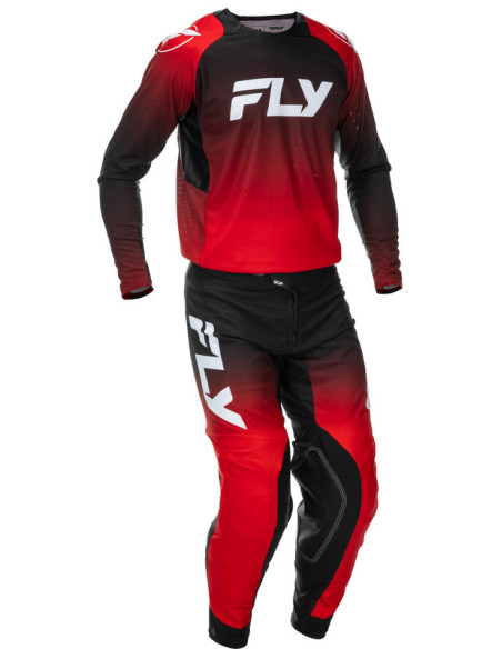 Maillot cross Fly Racing 2026 Evolution DST - Rouge Noir Blanc