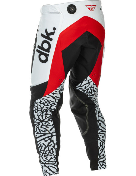 Pantalon cross Fly Racing 2026 Evolution DST - Noir Blanc Rouge