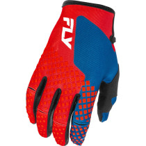 Gants cross Fly Racing 2026 Kinetic - Rouge Blanc Bleu