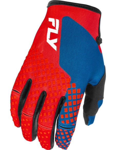 Gants cross Fly Racing 2026 Kinetic - Rouge Blanc Bleu
