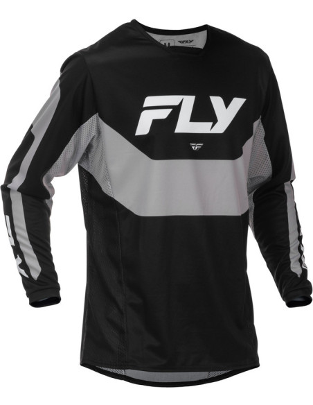 Maillot cross Fly Racing 2026 Kinetic - Noir Gris