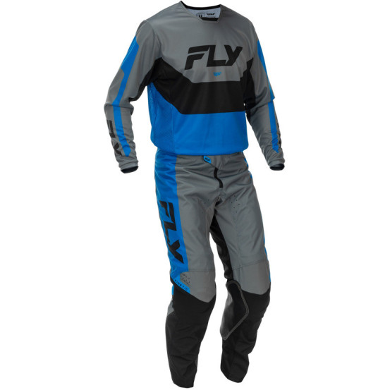 Maillot cross Fly Racing 2026 Kinetic - Bleu Gris Noir