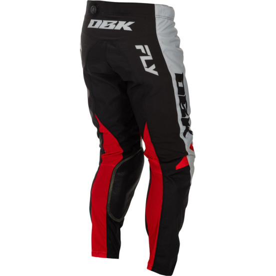 Pantalon cross Fly Racing 2026 Kinetic - DBK - Gris Noir Rouge