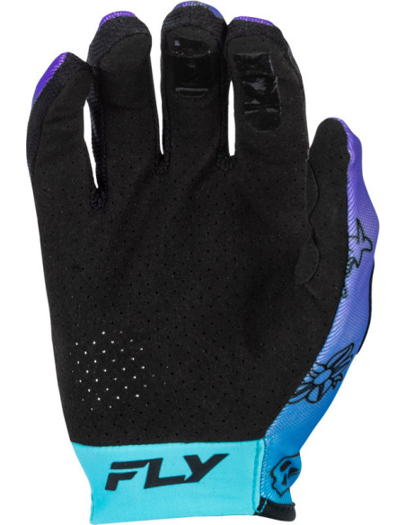 Gants cross Fly Racing 2026 - Lite Outline - Violet Bleu Noir