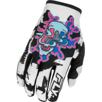 Gants cross Fly Racing 2026 - Lite - Blanc Bleu Rose