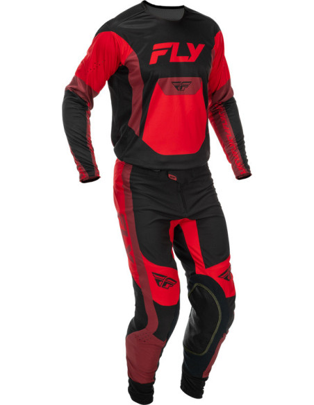 Maillot cross Fly Racing 2026 - Lite - Noir Rouge