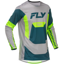 Maillot cross Fly Racing 2026 - Lite - Gris Vert