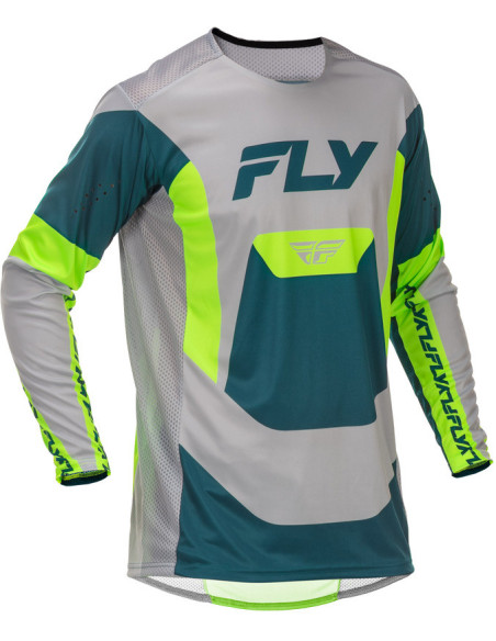 Maillot cross Fly Racing 2026 - Lite - Gris Vert