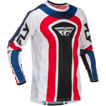 Maillot cross Fly Racing 2026 - Lite - Glory - Rouge Blanc Bleu