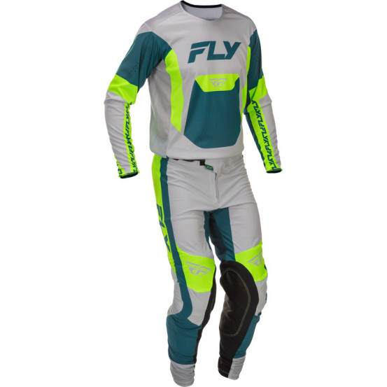 Pantalon cross Fly Racing 2026 - Lite - Gris Vert
