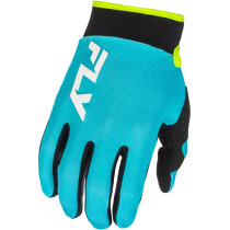Gants cross Fly Racing 2026 F-16 - Aqua Noir Blanc