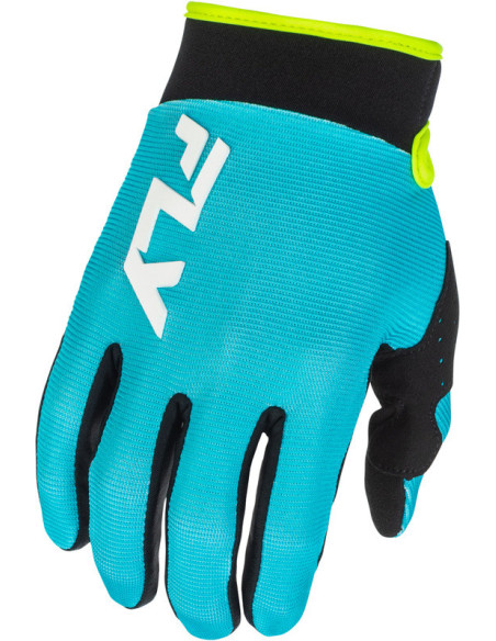 Gants cross Fly Racing 2026 F-16 - Aqua Noir Blanc