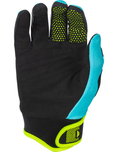 Gants cross Fly Racing 2026 F-16 - Aqua Noir Blanc