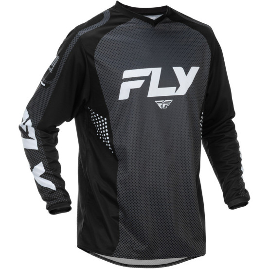 Maillot cross Fly Racing 2026 F-16 - Noir Blanc
