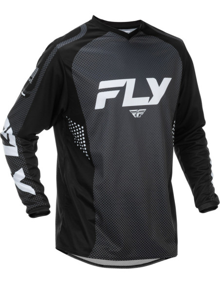 Maillot cross Fly Racing 2026 F-16 - Noir Blanc