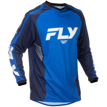 Maillot cross Fly Racing 2026 F-16 - Bleu Blanc