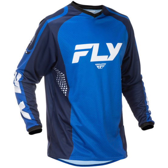Maillot cross Fly Racing 2026 F-16 - Bleu Blanc