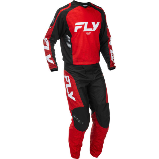Pantalon cross Fly Racing 2026 F-16 - Rouge Noir Blanc