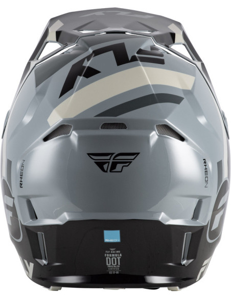 Casque cross Fly Racing 2026 Formula CP- Noir Gris Light Gris