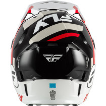 Casque cross Fly Racing 2026 Formula CP- Blanc Noir Rouge 2
