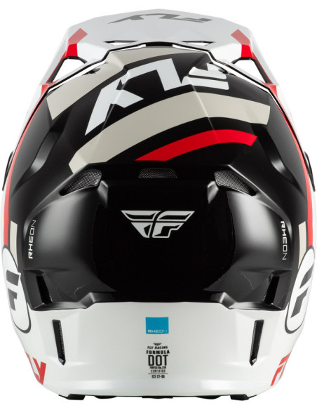 Casque cross Fly Racing 2026 Formula CP- Blanc Noir Rouge