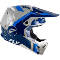 Casque cross Fly Racing 2026 Formula CP- Bleu Bleu Gris 2