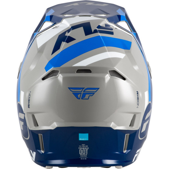 Casque cross Fly Racing 2026 Formula CP- Bleu Bleu Gris