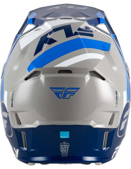 Casque cross Fly Racing 2026 Formula CP- Bleu Bleu Gris
