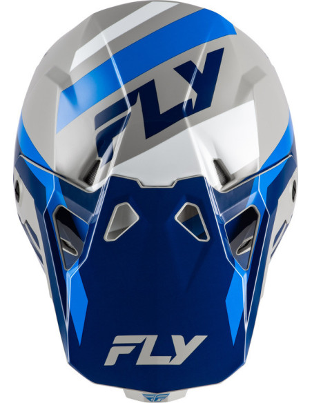 Casque cross Fly Racing 2026 Formula CP- Bleu Bleu Gris