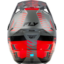 Casque cross Fly Racing 2026 Formula CP Slice - Gris Rouge Noir 2