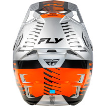 Casque cross Fly Racing 2026 Formula CP Slice - Gris Orange Noir 2