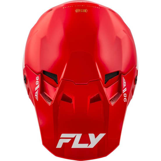 Casque cross Fly Racing 2026 Formula CC Objective - Rouge Blanc