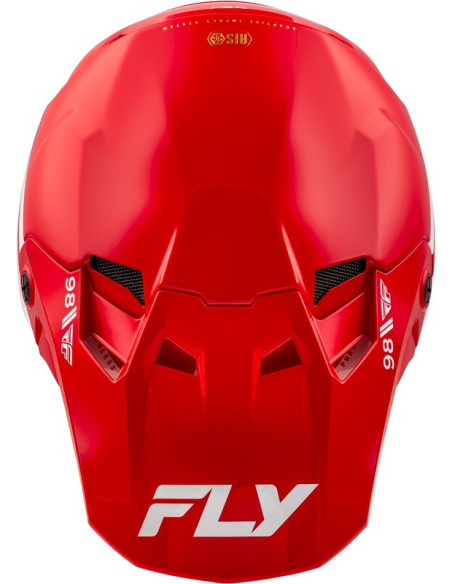 Casque cross Fly Racing 2026 Formula CC Objective - Rouge Blanc