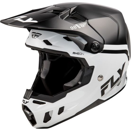Casque cross Fly Racing 2026 Formula CC Objective - Noir Blanc