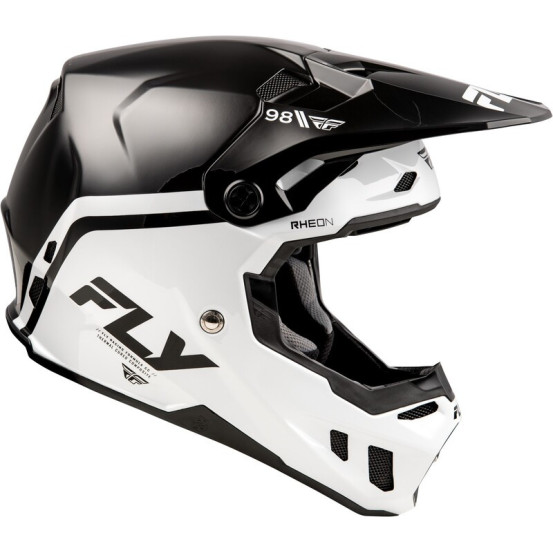 Casque cross Fly Racing 2026 Formula CC Objective - Noir Blanc