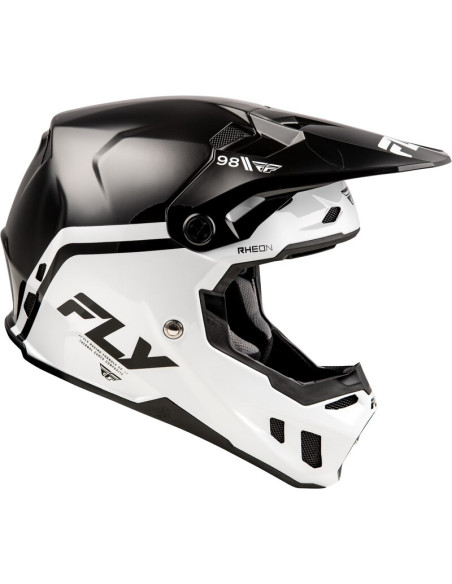 Casque cross Fly Racing 2026 Formula CC Objective - Noir Blanc
