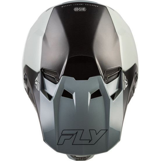 Casque cross Fly Racing 2026 Formula CC Glide - Gris Noir