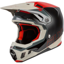 Casque cross Fly Racing 2026 Formula CC Glide - Noir Rouge Gris