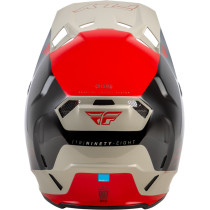 Casque cross Fly Racing 2026 Formula CC Glide - Noir Rouge Gris 2