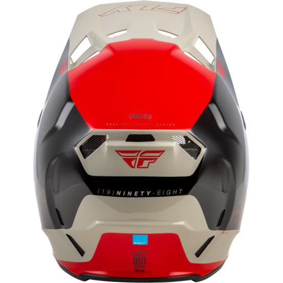 Casque cross Fly Racing 2026 Formula CC Glide - Noir Rouge Gris