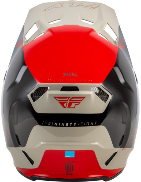 Casque cross Fly Racing 2026 Formula CC Glide - Noir Rouge Gris