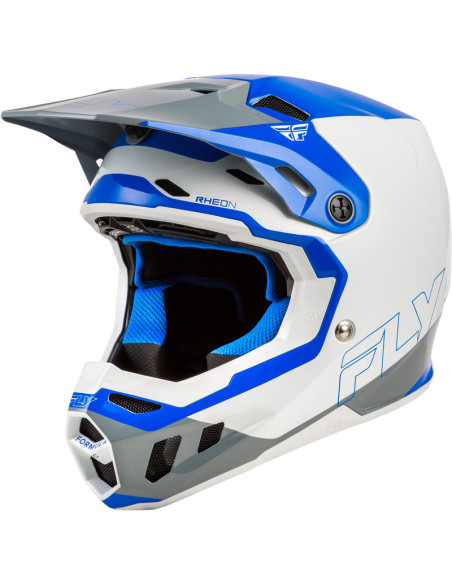 Casque moto Fly Racing 2026 Formula CC Glide - Bleu Gris