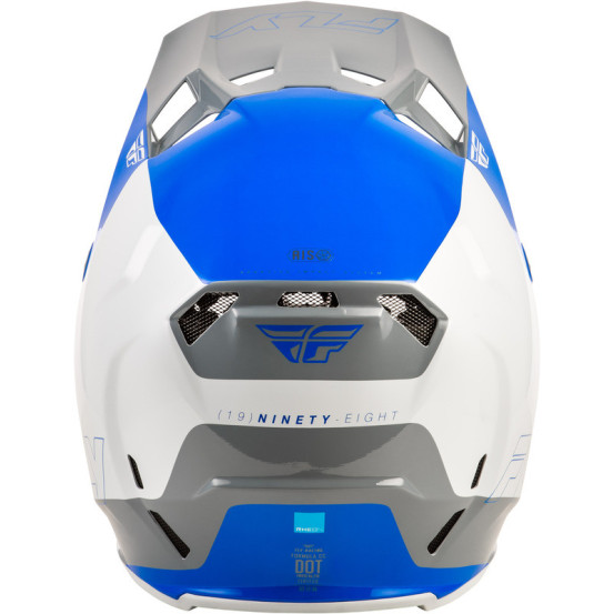 Casque moto Fly Racing 2026 Formula CC Glide - Bleu Gris