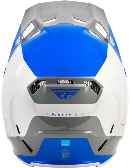 Casque moto Fly Racing 2026 Formula CC Glide - Bleu Gris